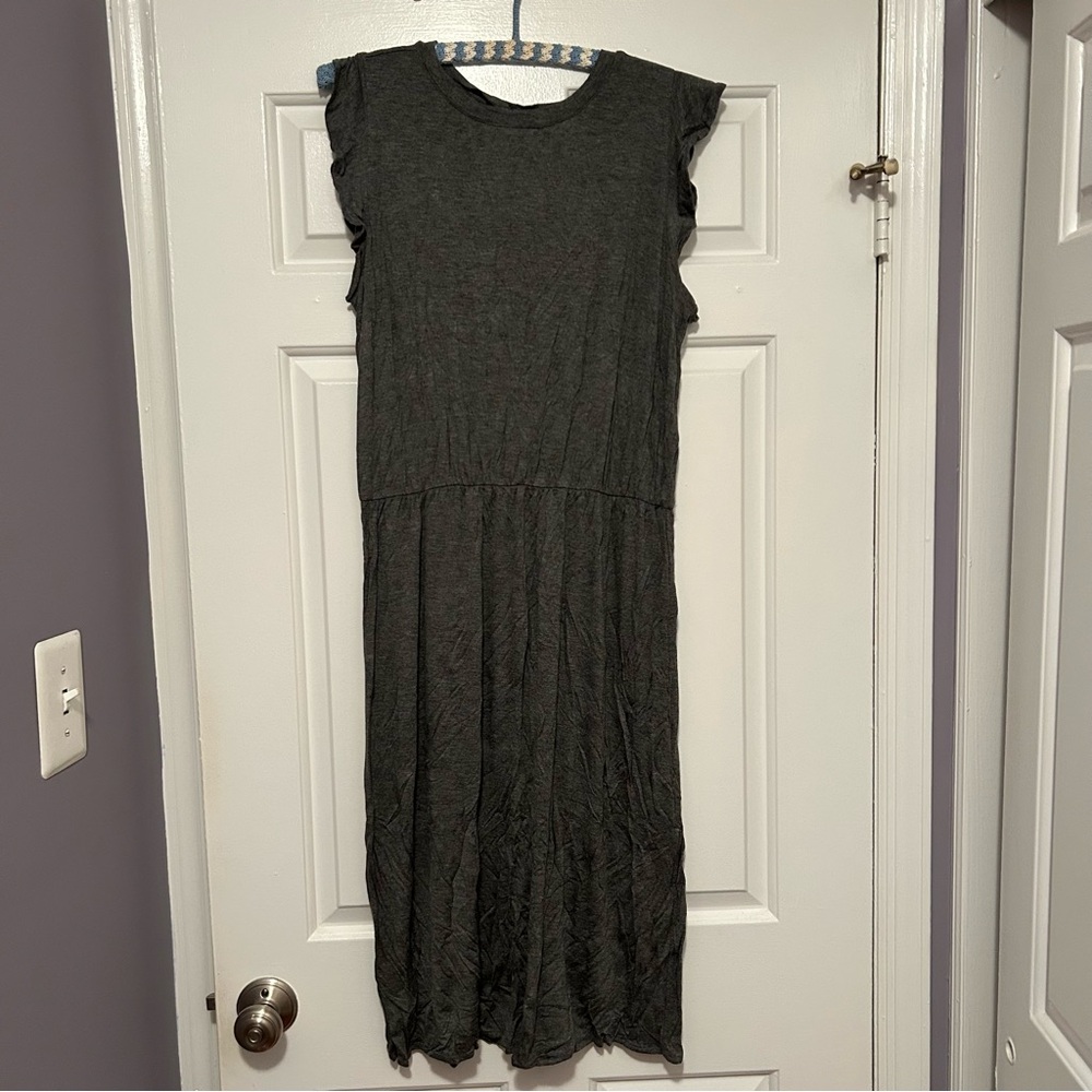 Gray Sleeveless Dress